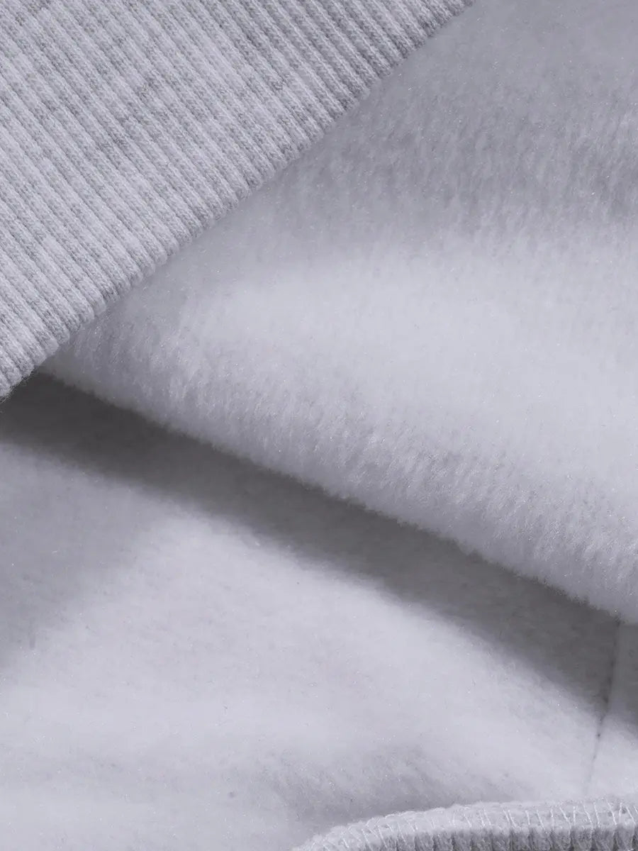 Close-up of gray fabric with a textured pattern