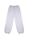 Light gray sweatpants on a white background