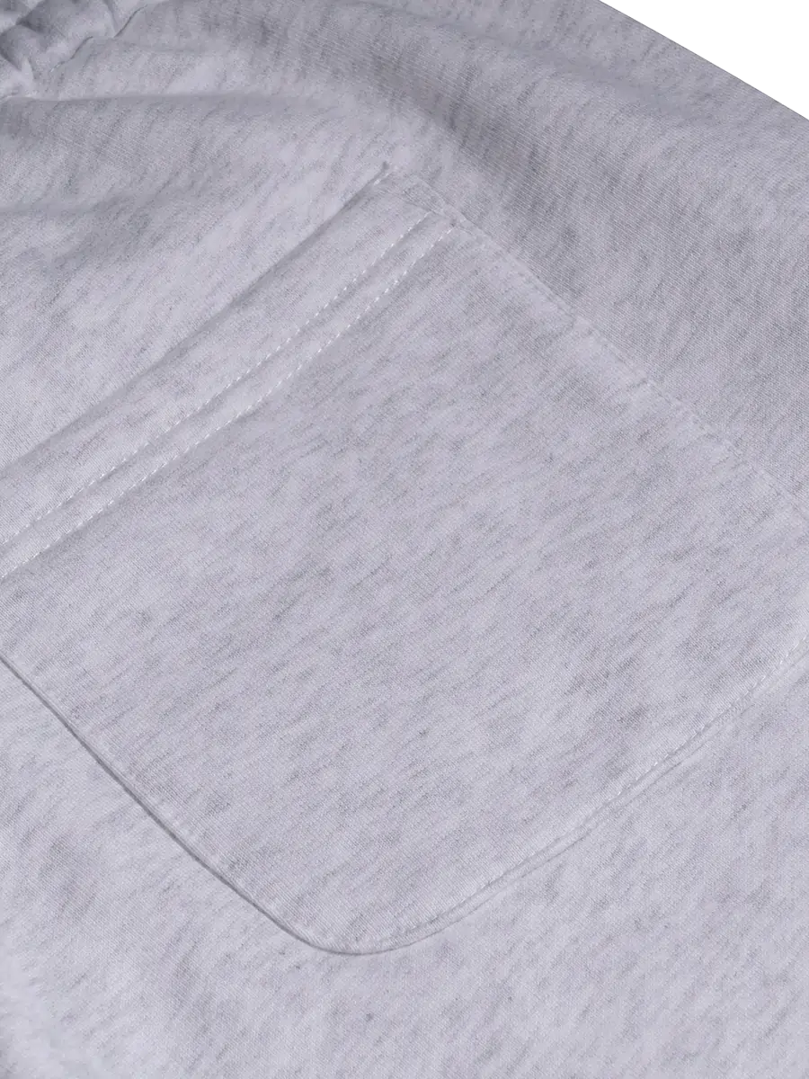 Close-up of a sweatpants back pocket