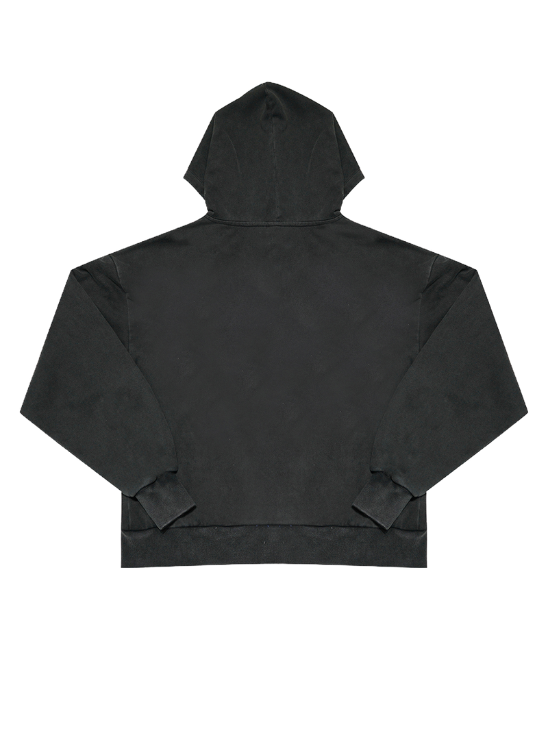 Black hoodie on a white background