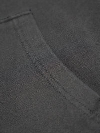 Close-up of dark gray fabric texture