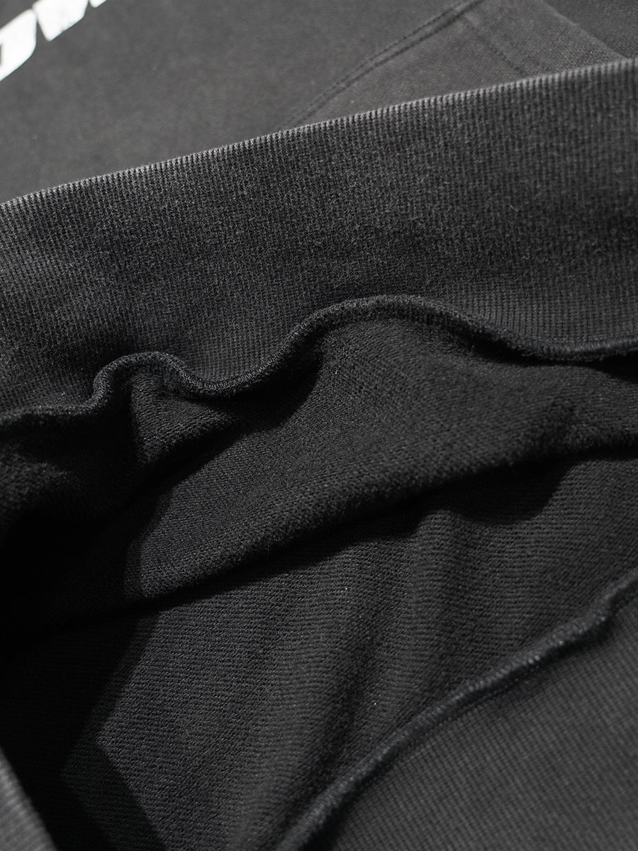Close-up of black fabric texture