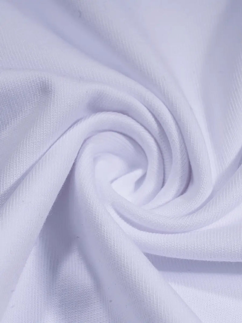 Close-up of soft white fabric with folds