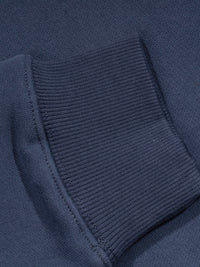 Close-up of a blue fabric texture