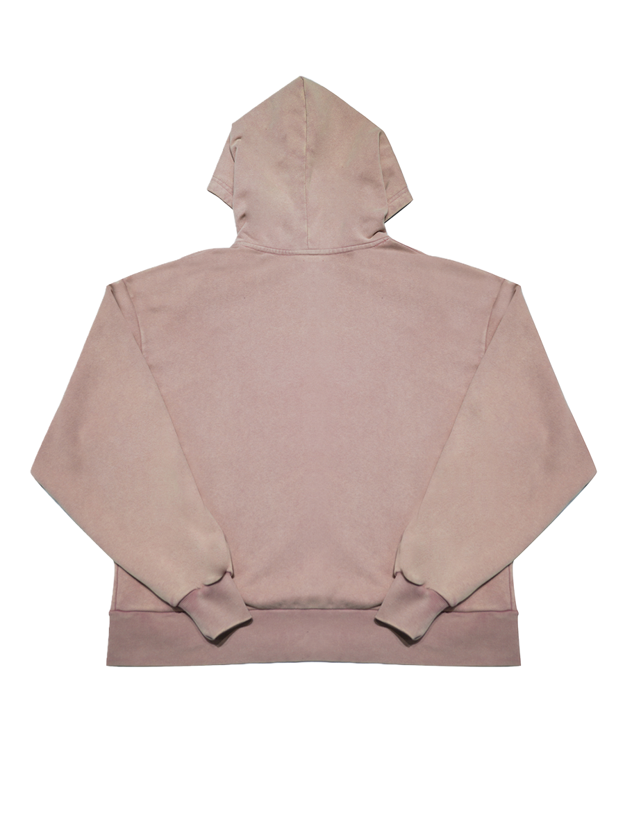 Pink hoodie on a white background