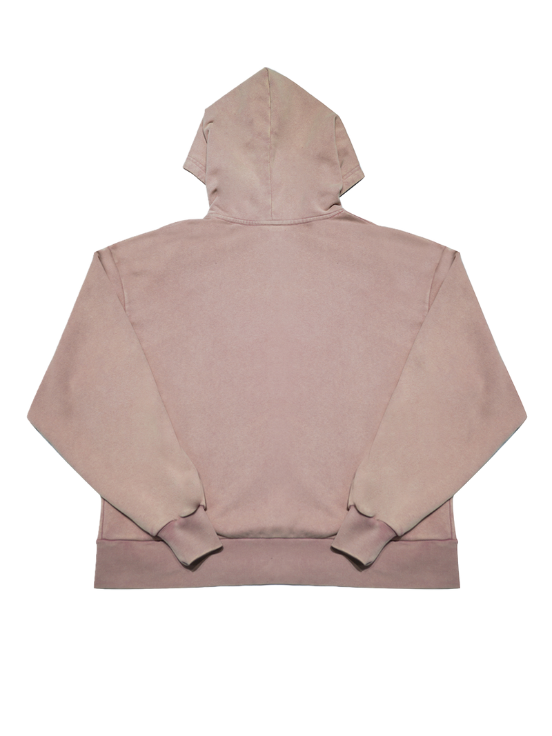 Pink hoodie on a white background
