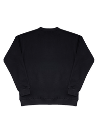 Black sweatshirt on a white background
