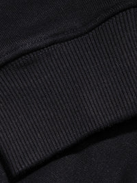Close-up of black fabric texture