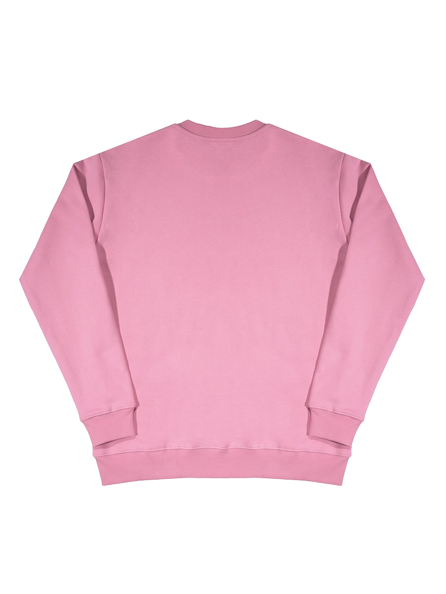 Pink sweatshirt on a white background