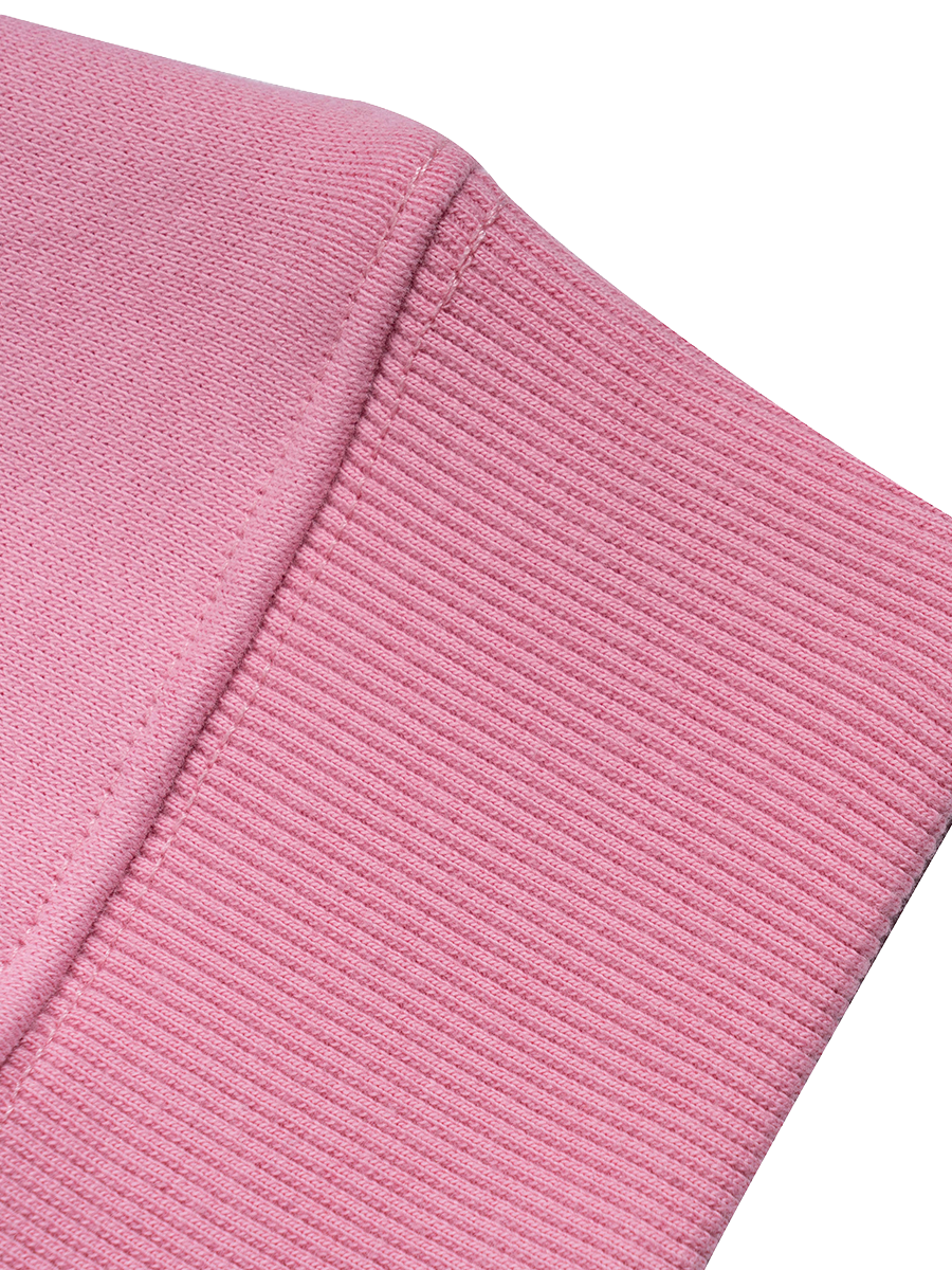 Close-up of a pink textured fabric on a white background