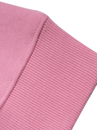 Close-up of a pink textured fabric on a white background
