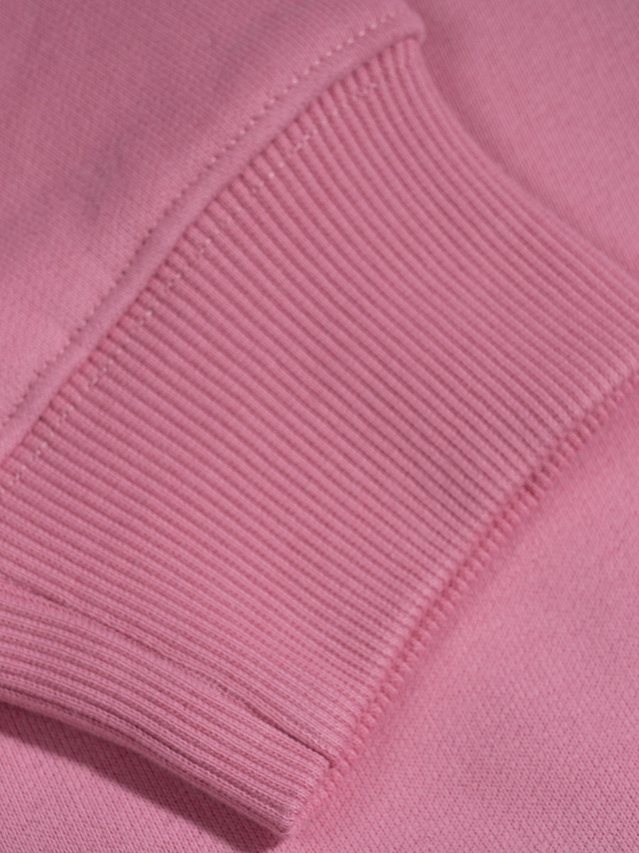 Close-up of a pink fabric texture