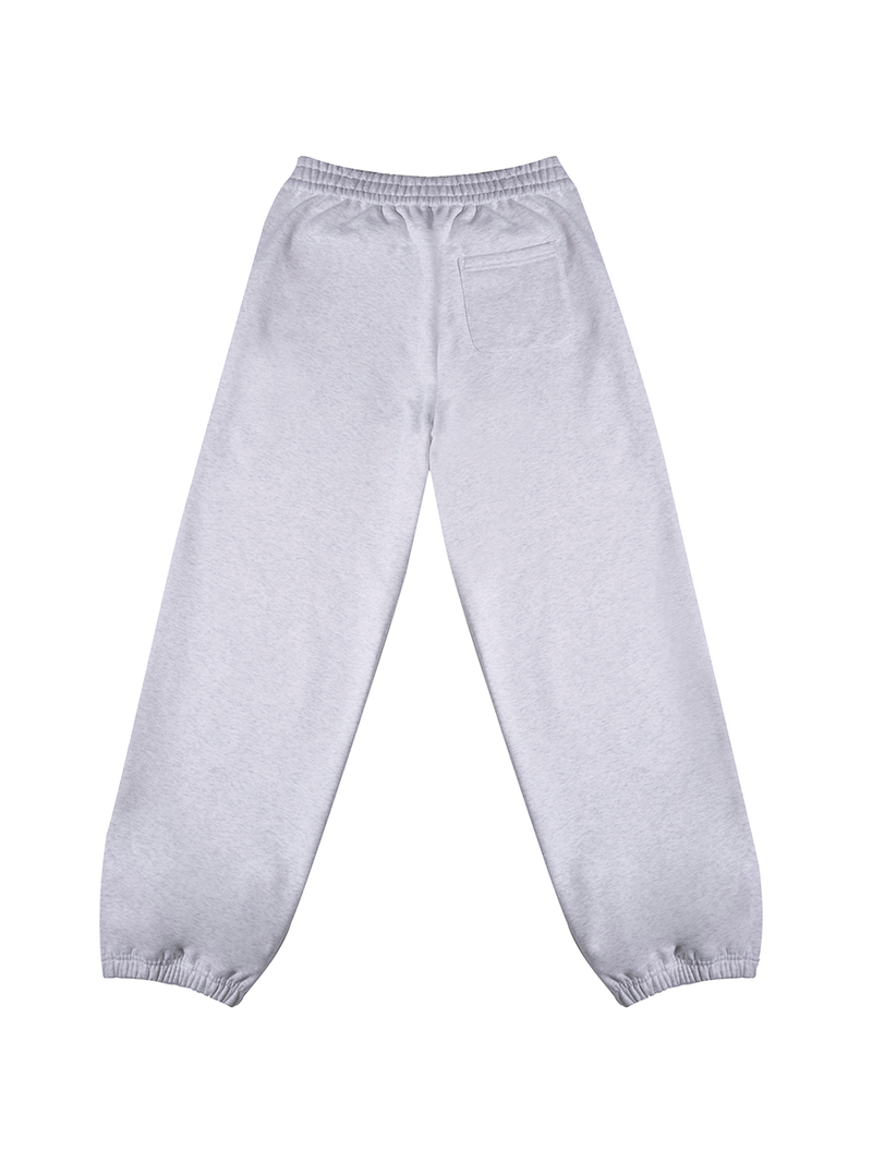 Gray sweatpants on a white background